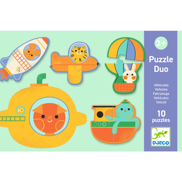 PUZZLE DUO DOPRAVNÉ PROSTRIEDKY