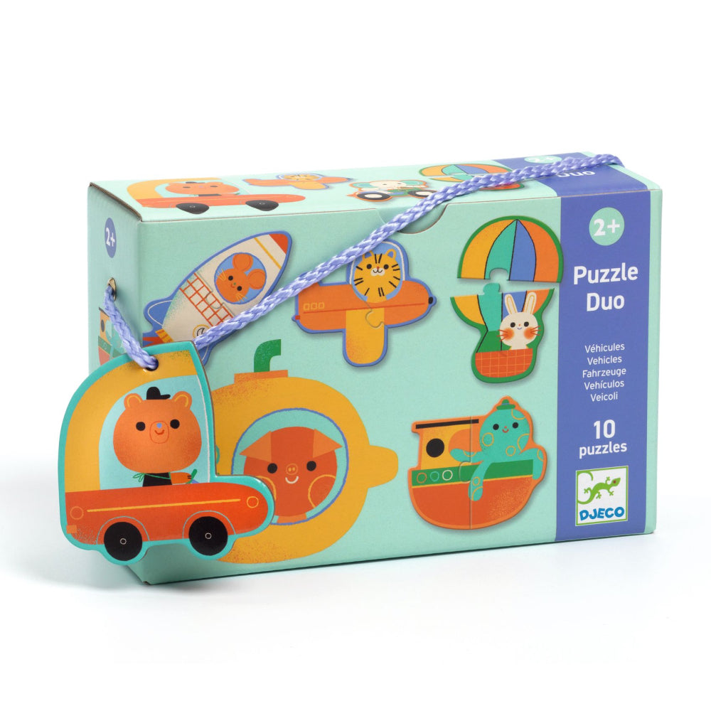 Puzzle duo dopravné prostriedky