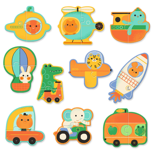 PUZZLE DUO DOPRAVNÉ PROSTRIEDKY