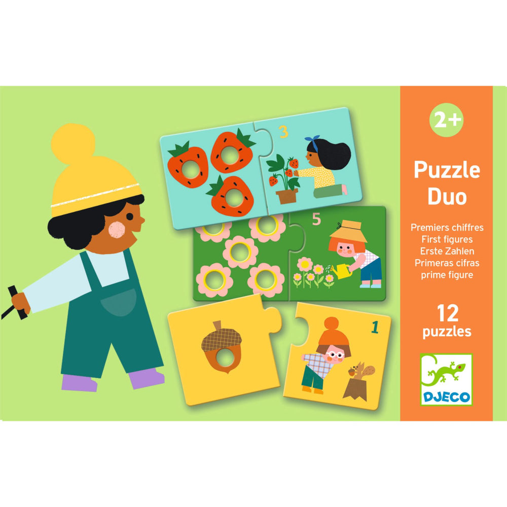 Duo puzzle čísla A počítanie – obrázok 3