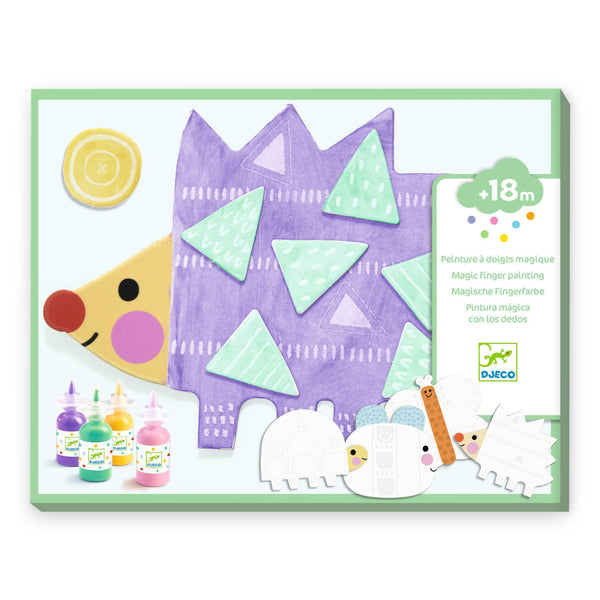 MALÉ VZORY: MAGICKÉ MAĽOVANIE PRSTAMI +18M