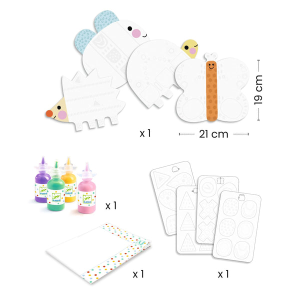 MALÉ VZORY: MAGICKÉ MAĽOVANIE PRSTAMI +18M