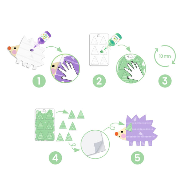 MALÉ VZORY: MAGICKÉ MAĽOVANIE PRSTAMI +18M