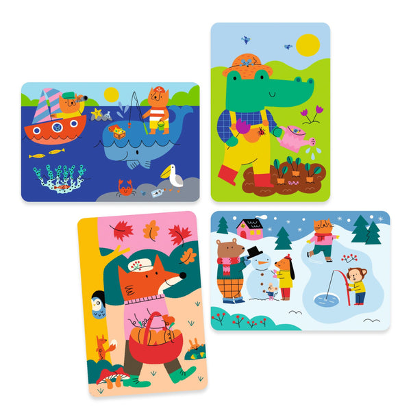 VYFARBOVANIE VODOU 4 ROČNÉ OBDOBIA