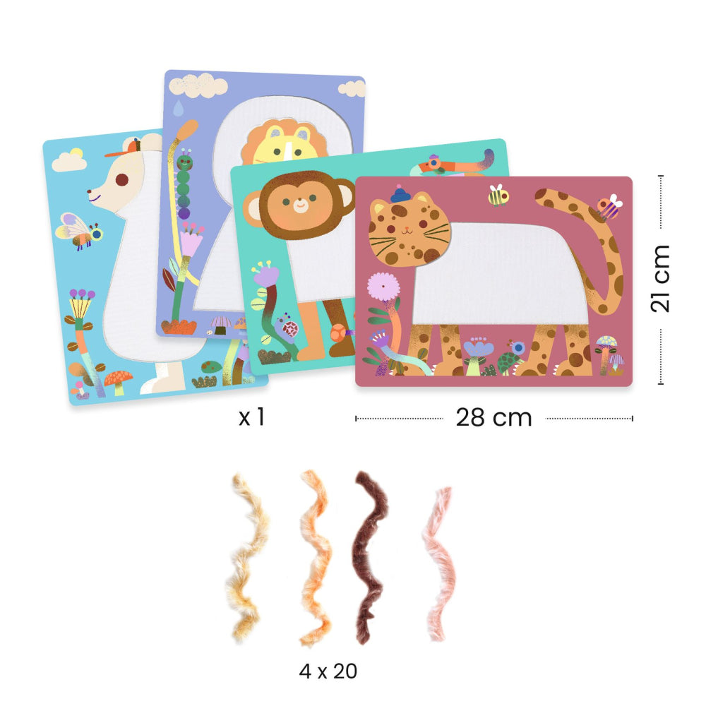 Tvorenie S vlnou A suchým zipsom fluffy friends 3R – obrázok 3