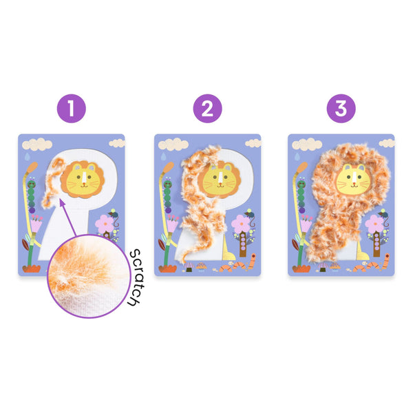 TVORENIE S VLNOU A SUCHÝM ZIPSOM FLUFFY FRIENDS 3R