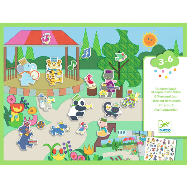 ODNÍMATEĽNÉ SAMOLEPKY: HUDOBNÝ SPRIEVOD