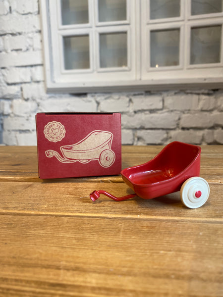 VOZÍK NA TROJKOLKU red