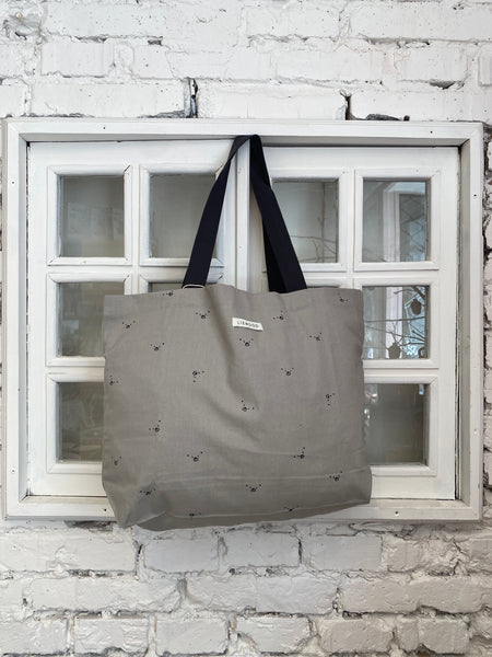 TAŠKA PLÁTENÁ BIG TOTEBAG TEDY DOVE BLUE - do vypredania