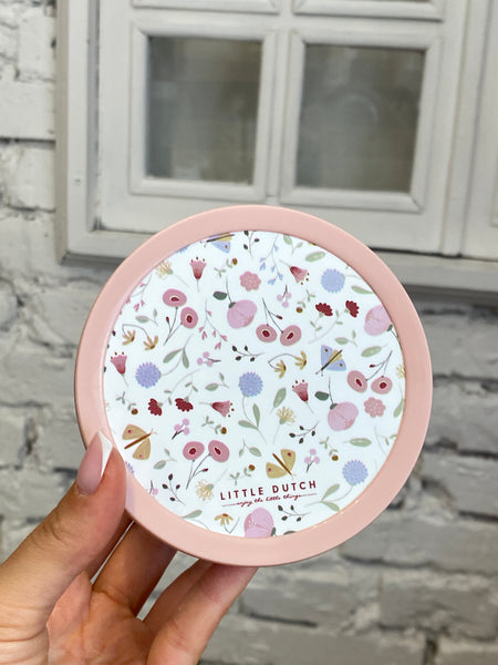 BOX NA OVOCIE S VIDLIČKOU kvety a motýle