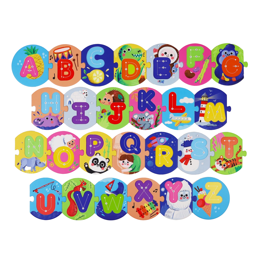 Puzzle abeceda sk/cz – obrázok 2