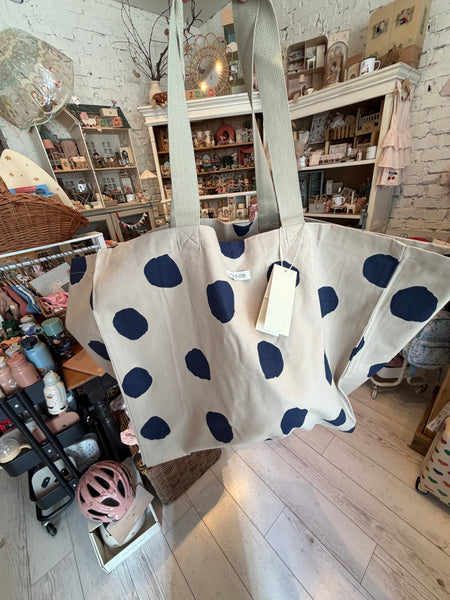 VEĽKÁ PLÁTENÁ TAŠKA BODKY – MAXI TOTE BAG