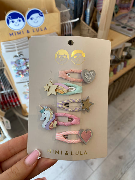 DREAMY JEDNOROŽCOVÉ MINI SPONKY DO VLASOV 🦄 5KS