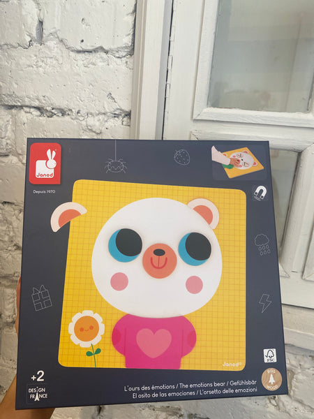 MAGNETICKÁ HRAČKA EMÓCIE A POCITY MEDVEĎ S PREDLOHAMI