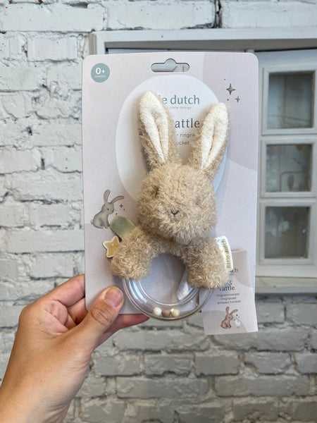 HRKÁLKA S KORÁLKAMI KRÁLIČEK NEWBORN NATURALS