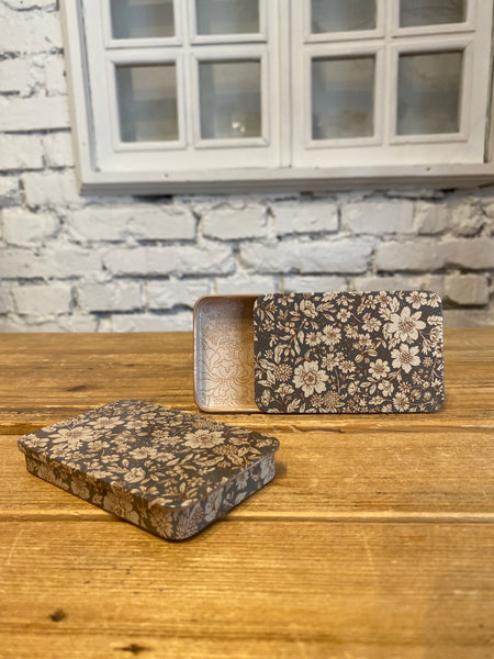 KRABIČKA KOVOVÁ BLOSSOM blue