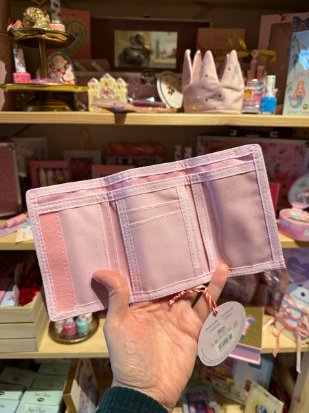 DIEVČENSKÁ PEŇAŽENKA TROJDIELNA – RUŽOVÁ S JEDNOROŽCAMI, HVIEZDIČKAMI A DÚHOU 🦄🌈