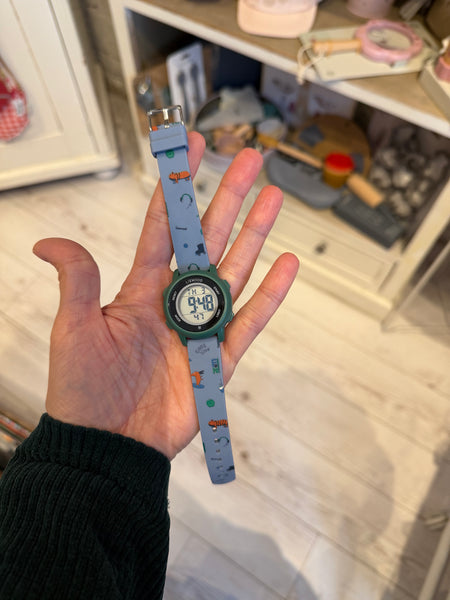 DIGITÁLNE DETSKÉ HODINKY blue - do vypredania