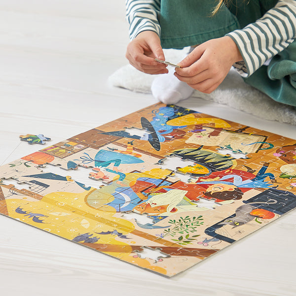 PUZZLE V KUFRÍKU MAGICKÁ ŠKOLA 200KS