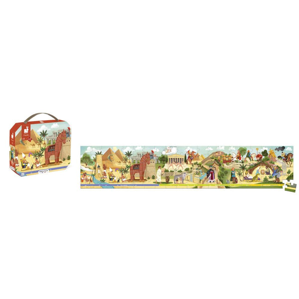 PANORAMATICKÉ PUZZLE V KUFRÍKU ANTIKA A MYTOLÓGIA 100KS