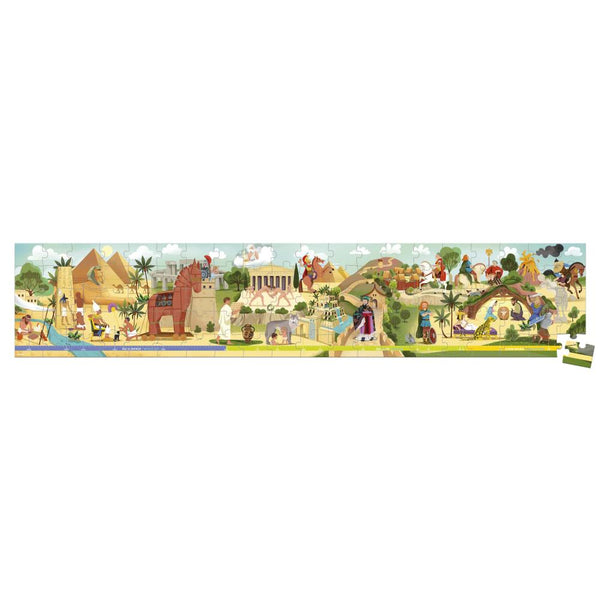 PANORAMATICKÉ PUZZLE V KUFRÍKU ANTIKA A MYTOLÓGIA 100KS