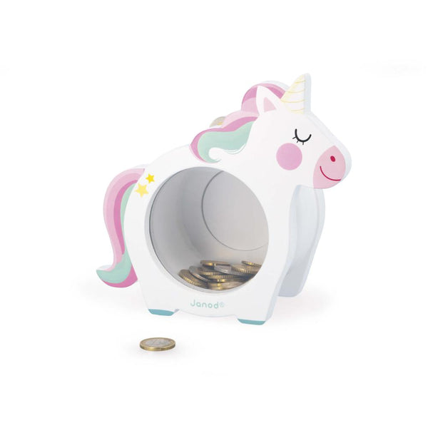 JEDNOROŽEC DREVENÁ POKLADNIČKA