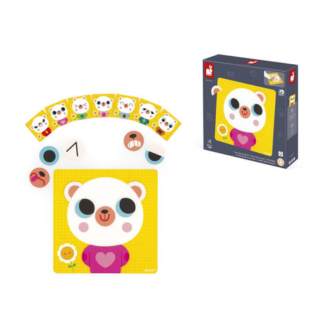 MAGNETICKÁ HRAČKA EMÓCIE A POCITY MEDVEĎ S PREDLOHAMI