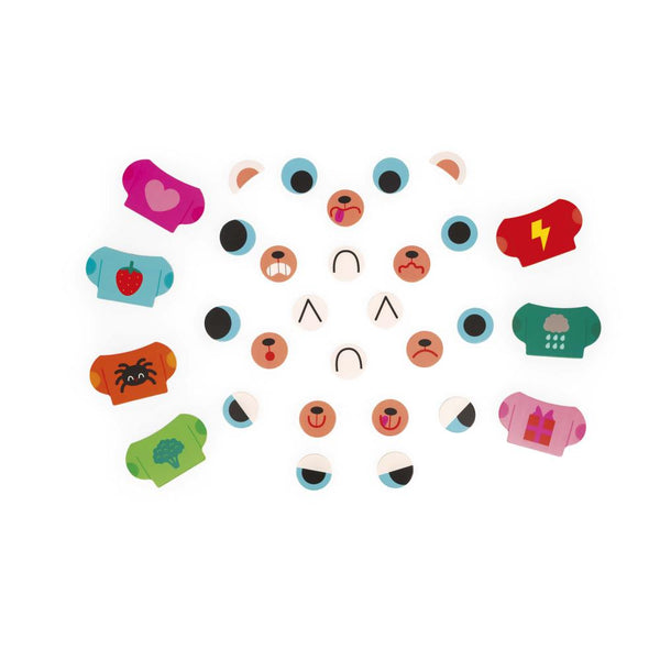 MAGNETICKÁ HRAČKA EMÓCIE A POCITY MEDVEĎ S PREDLOHAMI