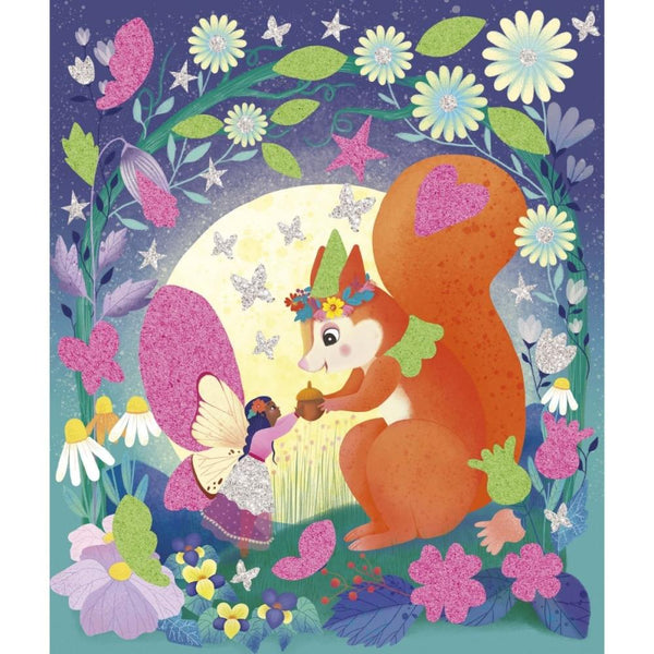 MAXI KREATÍVNA SADA PENOVÉ NÁLEPKY A SVIETIACI PIESOK 6R