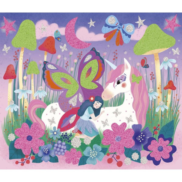 MAXI KREATÍVNA SADA PENOVÉ NÁLEPKY A SVIETIACI PIESOK 6R