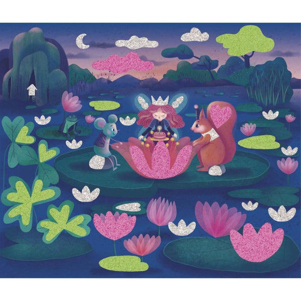 MAXI KREATÍVNA SADA PENOVÉ NÁLEPKY A SVIETIACI PIESOK 6R