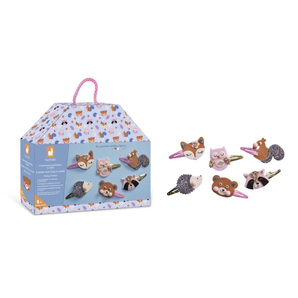 DIY SADA NA VÝROBU SPONIEK 6KS ZVIERAT Z LESA