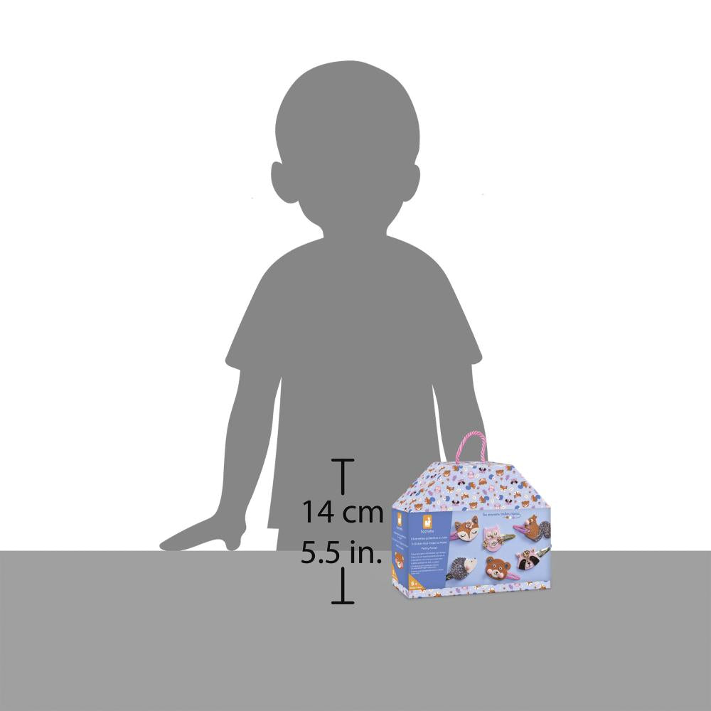Diy sada na výrobu sponiek 6ks zvierat Z lesa – obrázok 2