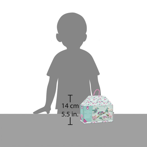 DIY SADA NA VÝROBU SPONIEK 6KS ZVIERATKÁ MLÁĎATKÁ 5R