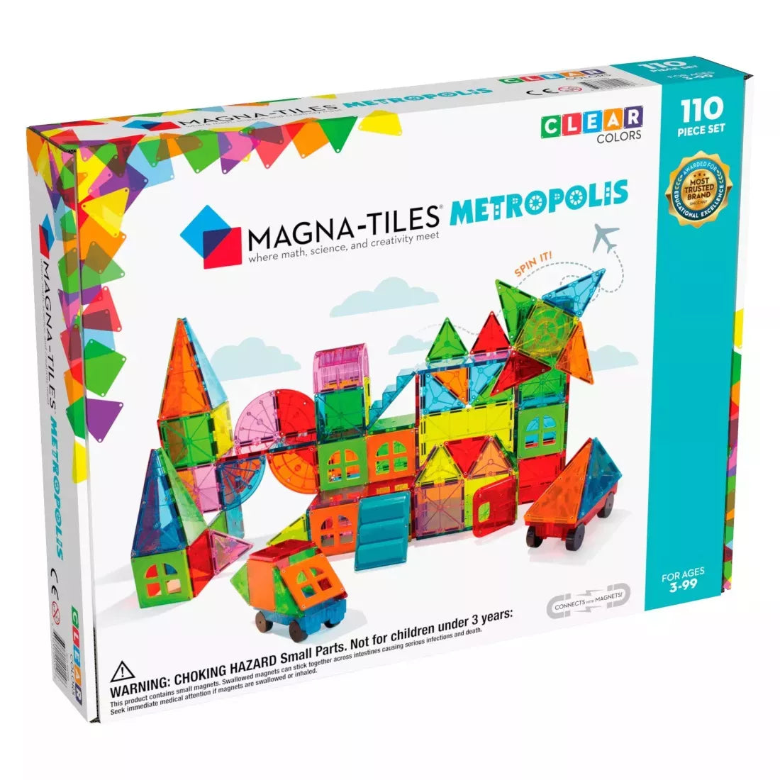 Magnetická stavebnica metropolis 110ks