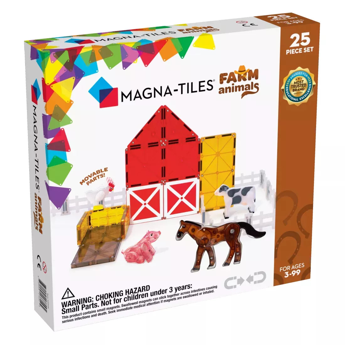 Magnetická stavebnica farma 25ks