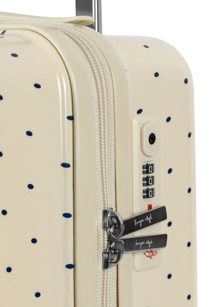 Cestovný kufor NAVY DOT 🍒