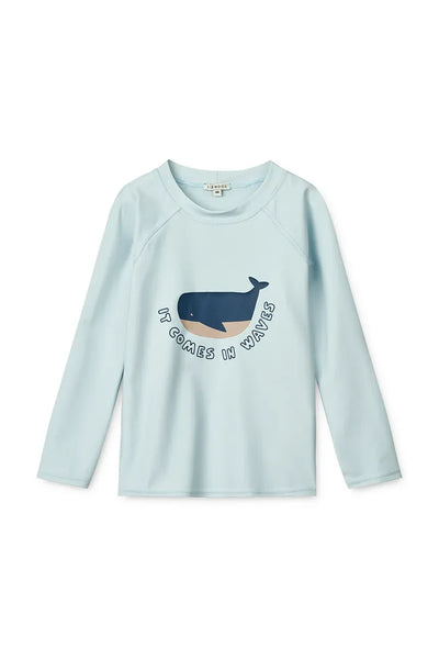 PLAVKOVÉ TRIČKO S UV FAKTOROM veľ. 122