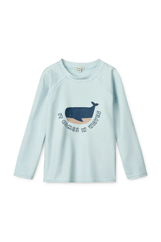 PLAVKOVÉ TRIČKO S UV FAKTOROM veľ. 122