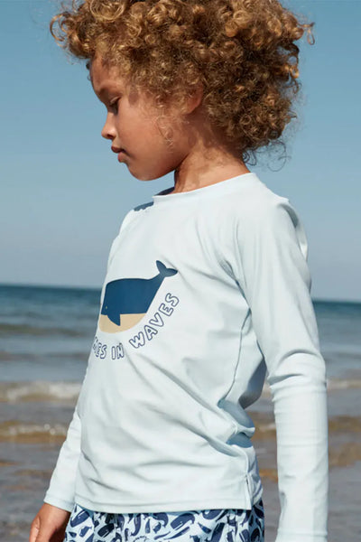 PLAVKOVÉ TRIČKO S UV FAKTOROM veľ. 122