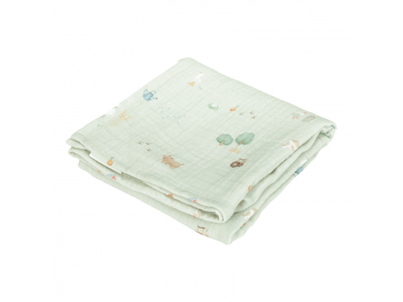 Plienky 70x70cm farma / olive 2 ks – obrázok 3