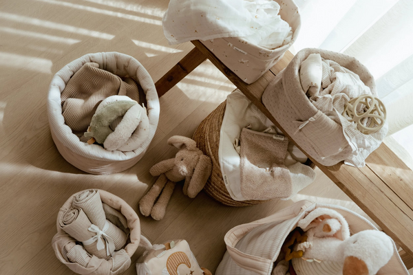 Little Dutch MUŠELÍNOVÉ PLIENKY Z ORGANICKEJ BAVLNY NEWBORN NATURALS 70 × 70 CM (2 KS)