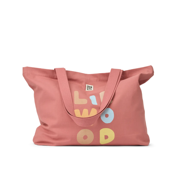 TAŠKA PLÁTENÁ BIG TOTEBAG dusty rose  - do vypredania