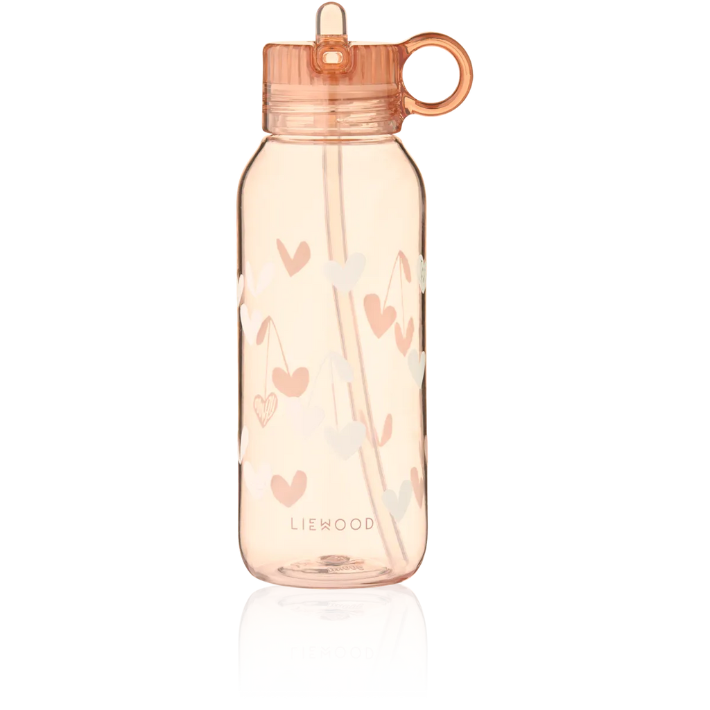 Detská fľaša 500ml tritan srdiečka