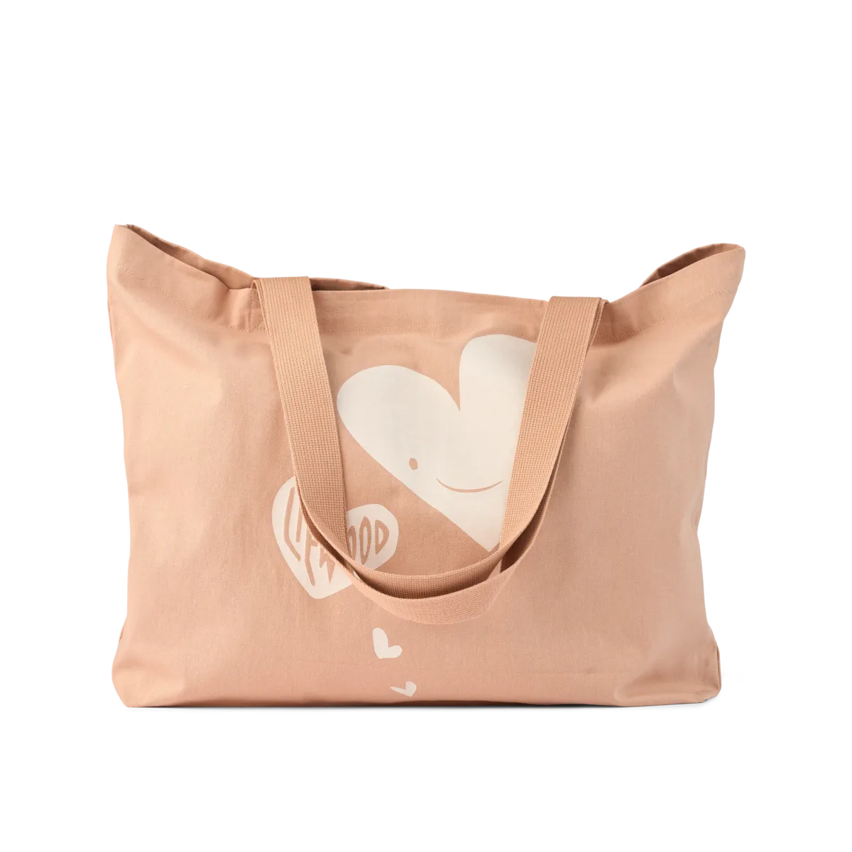 Veľká plátená taška S potlačou srdiečok LIEWOOD – tote bag