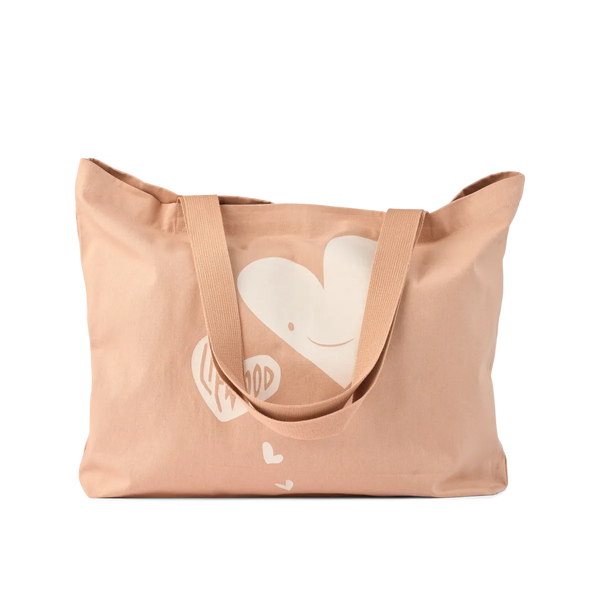 VEĽKÁ PLÁTENÁ TAŠKA S POTLAČOU SRDIEČOK LIEWOOD – TOTE BAG