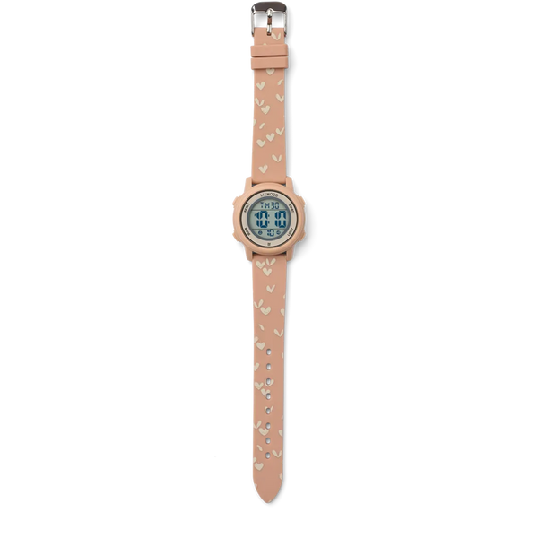 DIGITÁLNE DETSKÉ HODINKY srdiečka - do vypredania