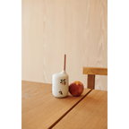 Pohár so slamkou peach – obrázok 2