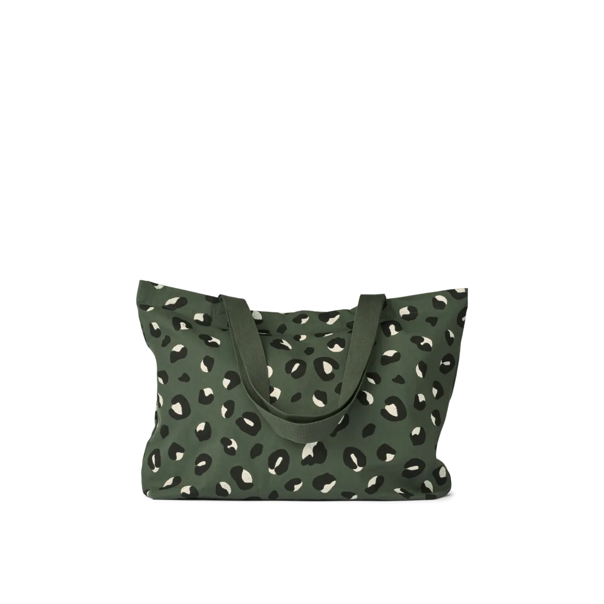 Taška plátená big totebag wild leo forest green - do vypredania