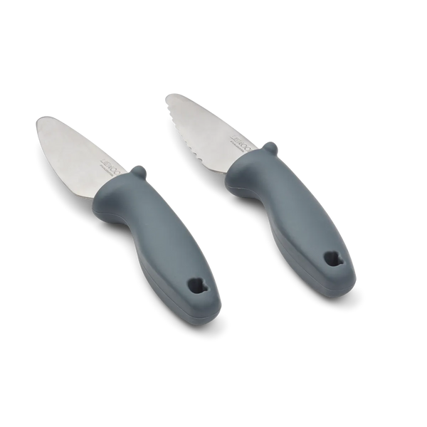 NOŽÍKY DETSKÉ 2KS whale blue